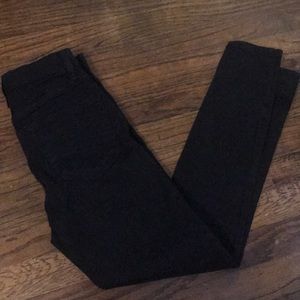 Topshop Jamie black skinny jeans